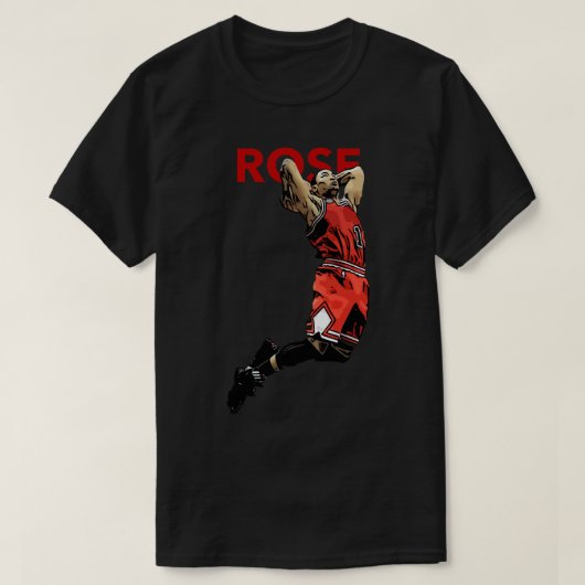 T-shirt classique Rose Derrick (Design devant)