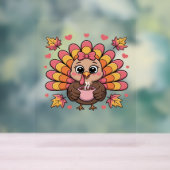 t-shirt classique rose kawaii thanksgiving dinde (Neutre)