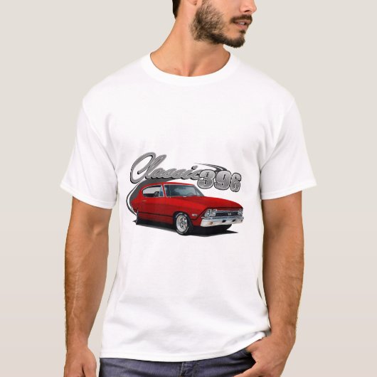 T-shirt Classique rouge lourd (Devant)