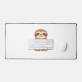 T-shirt classique Sloth Coffee Time (Clavier et souris)