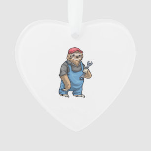 T-shirt classique Sloth Mechanic Wrench