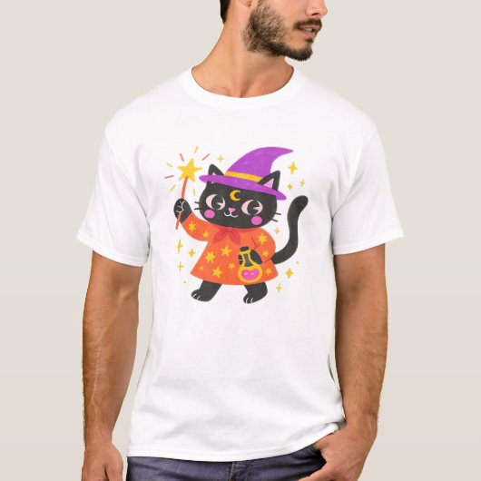 T-shirt classique Sorcière de Kitty Céleste Étince (Devant)