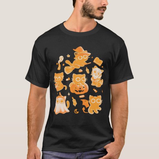 T-shirt classique Spooky Kittens (Devant)