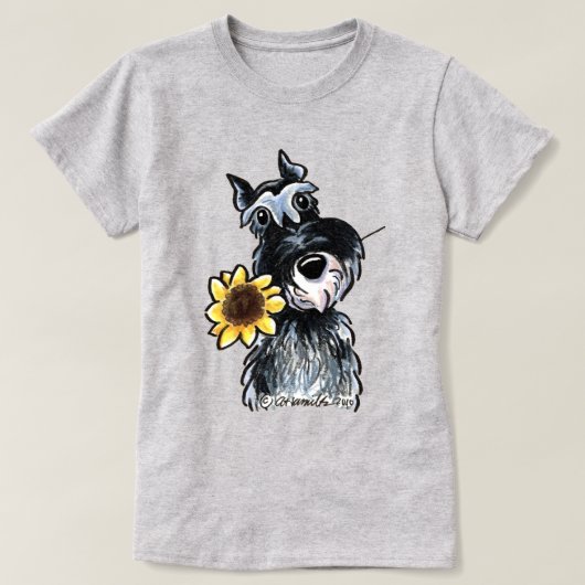 T-shirt Classique Sunny Schnauzer (Design devant)