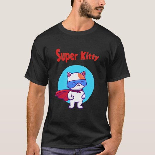 T-shirt classique Super Kitty (Devant)