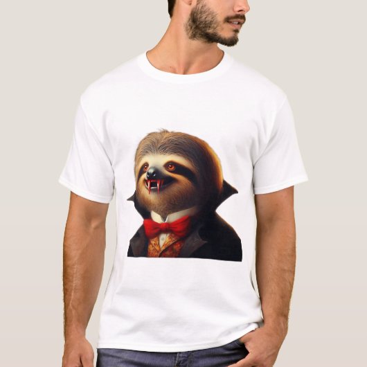 T-Shirt Classique Vampire de Paresse (Devant)