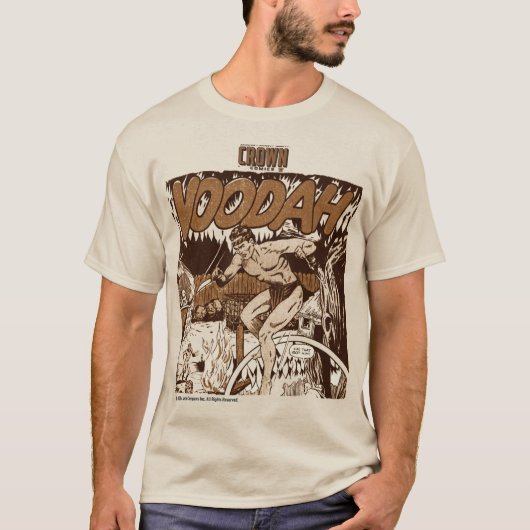 T-shirt classique "VOODAH" des années 1940 (Devant)