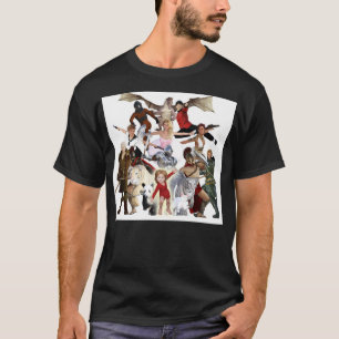 T-shirt Classiques littéraires et caractères fictifs rêvés