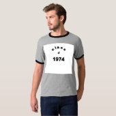 T-shirt Classof74Black (Devant entier)