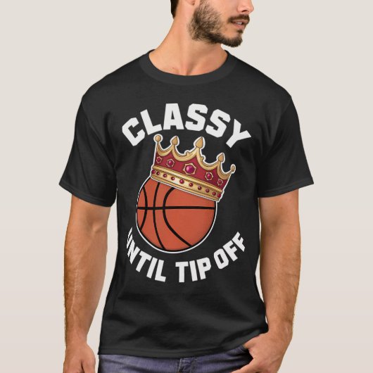 T-shirt Classy Maman Basketball Saison Tipoff Graphisme (Devant)