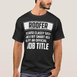 T-shirt Classy sassy et un peu intelligent essai drôle ROO