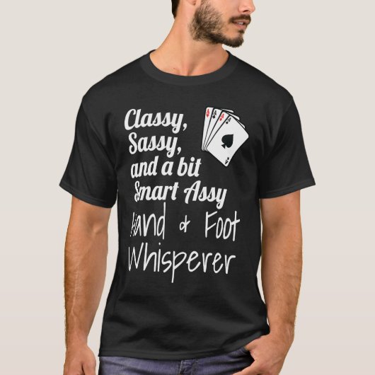 T-shirt Classy Sassy Et Un Peu Smart Assy Mains & Pieds Wh (Devant)