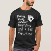 T-shirt Classy Sassy Et Un Peu Smart Assy Mains & Pieds Wh (Devant)