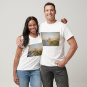 T-shirt Claude Monet - Champ de Tulipes en Hollande (Unisexe)