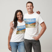 T-shirt Claude Monet - Chemin dans les champs de blé à Pou (Unisexe)