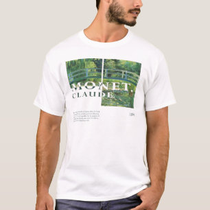 T-shirt Claude Monet - Eau Lily étang, Vert