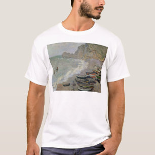 T-shirt Claude Monet Etretat, plage et d'Amont de Porte