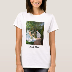 T-shirt Claude Monet - Femmes au jardin