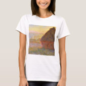 T-shirt Claude Monet Impressionniste Peinture Graystaks I (Devant)