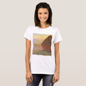 T-shirt Claude Monet Impressionniste Peinture Graystaks I (Devant entier)