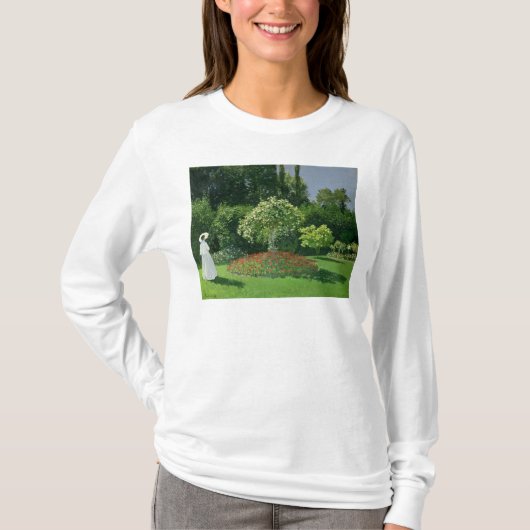 T-shirt Claude Monet | Jeanne Marie Lecadre dans le jardin (Devant)
