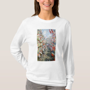 T-shirt Claude Monet La rue Montorgueil, Paris