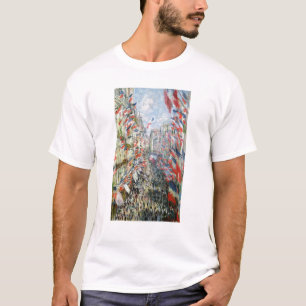 T-shirt Claude Monet La rue Montorgueil, Paris