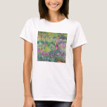T-shirt Claude Monet - Le jardin d'Iris à Giverny<br><div class="desc">Jardin d'Iris à Giverny / Jardin d'Artiste à Giverny - Claude Monet,  1899-1900</div>