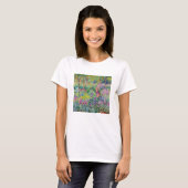 T-shirt Claude Monet - Le jardin d'Iris à Giverny (Devant entier)