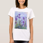 T-shirt Claude Monet - Lilac Irises / Iris Mauves<br><div class="desc">Lilac Irises / Iris Mauves - Claude Monet,  1914-1917</div>
