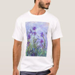 T-shirt Claude Monet - Lilac Irises / Iris Mauves<br><div class="desc">Lilac Irises / Iris Mauves - Claude Monet,  1914-1917</div>