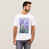 T-shirt Claude Monet - Lilac Irises / Iris Mauves (Devant entier)