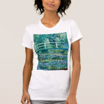 T-shirt Claude Monet - Pont D'Eau Et Pont Japonais<br><div class="desc">Claude Monet - Pont D'Eau Et Pont Japonais (1899)</div>