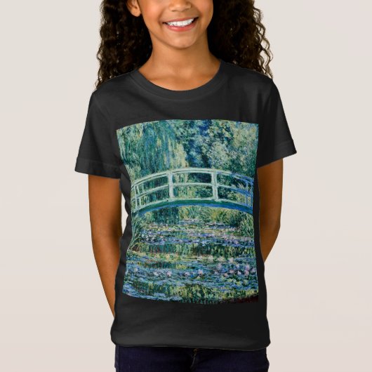 T-Shirt Claude Monet - Pont D'Eau Et Pont Japonais (Devant)