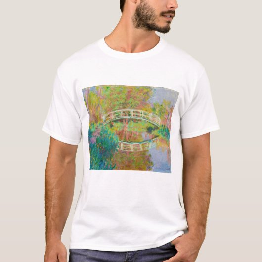 T-shirt Claude Monet - Pont Japonais, Giverny (Devant)