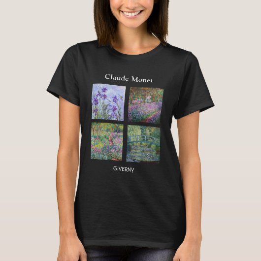 T-shirt Claude Monet - Sélection de chefs-d'oeuvre Giverny (Devant)
