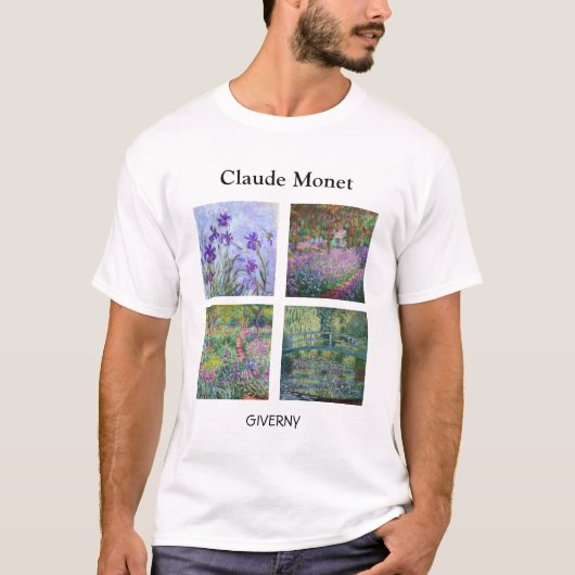 T-shirt Claude Monet - Sélection de chefs-d'oeuvre Giverny (Devant)