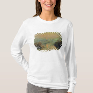T-shirt Claude Monet Sun plaçant au-dessus de la Seine