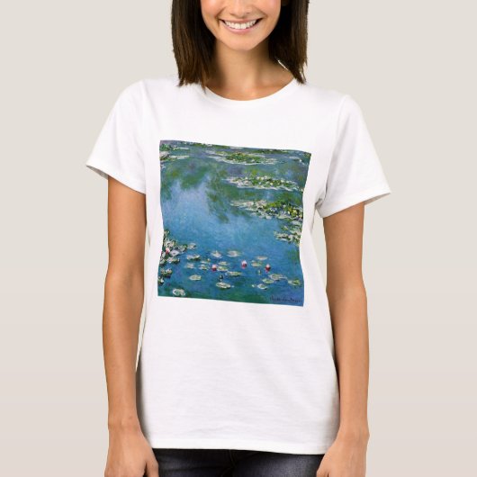 T-shirt Claude Monet Water Lilies GalleryHD Fine Art (Devant)