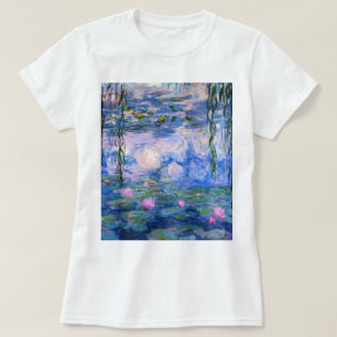 T-shirt Claude Monet Water Lilies Vintage Floral HD Art