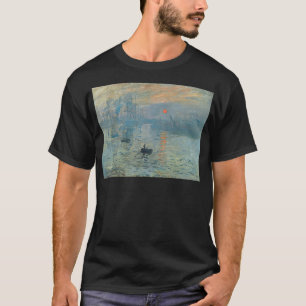 T-shirt Claude Monets Impression Soleil Levant Rétro