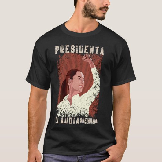 T-shirt Claudia Sheinbaum Presidenta 2024 (Devant)