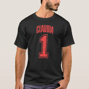 T-shirt Claudia Supporter Numéro 1 Le plus grand ventilate