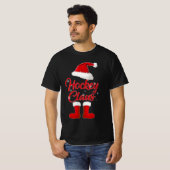 T-shirt claus de hockey (Devant entier)