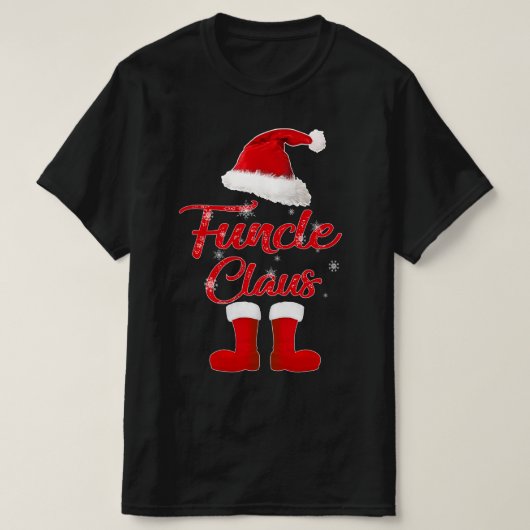 T-shirt claus foncé (Design devant)
