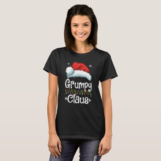 T-shirt Claus grumeux, Pajama de Claus grumpy Claus (Devant entier)