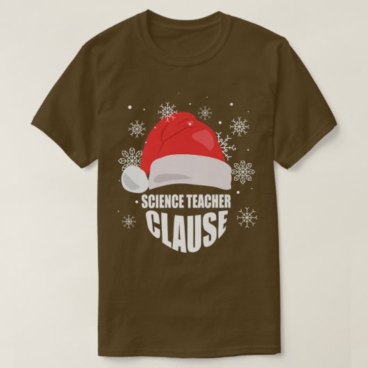 T-shirt Clause du professeur de sciences Chimie Professeur (Design devant)