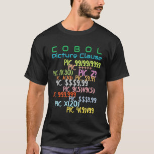 T-shirt Clause IMAGE dans la programmation Cobol