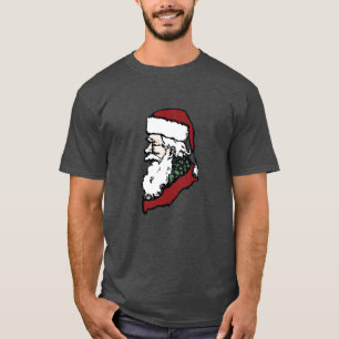 T-shirt Clause Santa du profil latéral