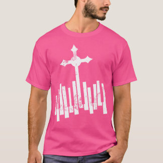 T-shirt Clavier chrétien drôle Cadeau pour amateur de pi